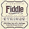 Set of D'Addario Fiddle Strings - full-size