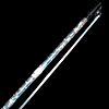 Incredibow holographic "firebow" featherweight violin bow