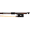 Full-size german violin bow with round Pernambuco stick