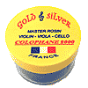 Gold Silver Rosin for violin. viola and cello