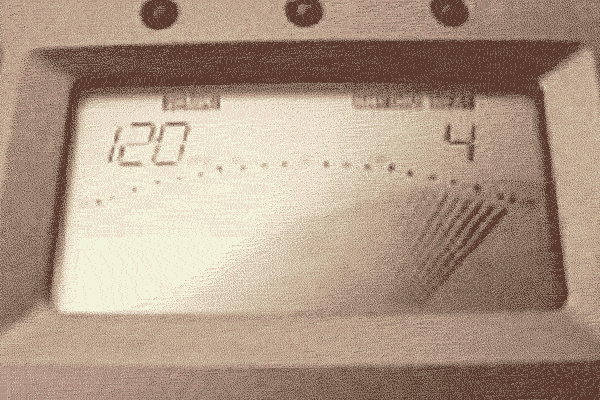 metronome in operation